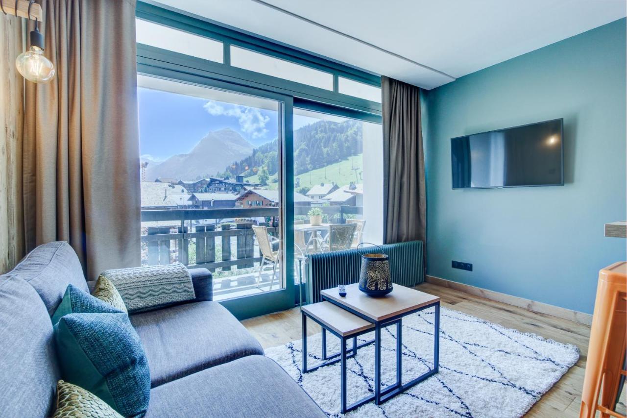 Schuss B4 Daire Morzine Dış mekan fotoğraf